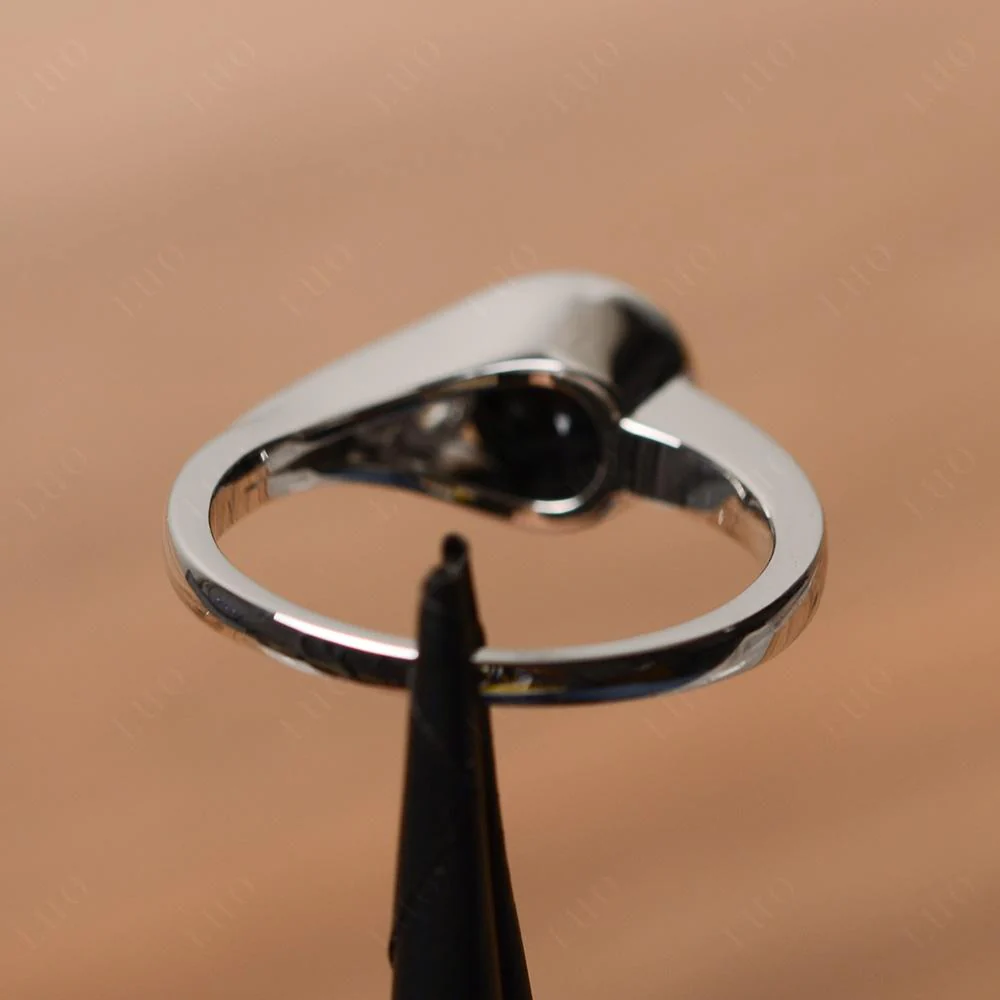 Prince Rupert's Drop Black Spinel Ring - Image 12