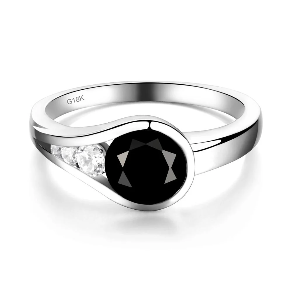 Prince Rupert's Drop Black Spinel Ring - Image 8