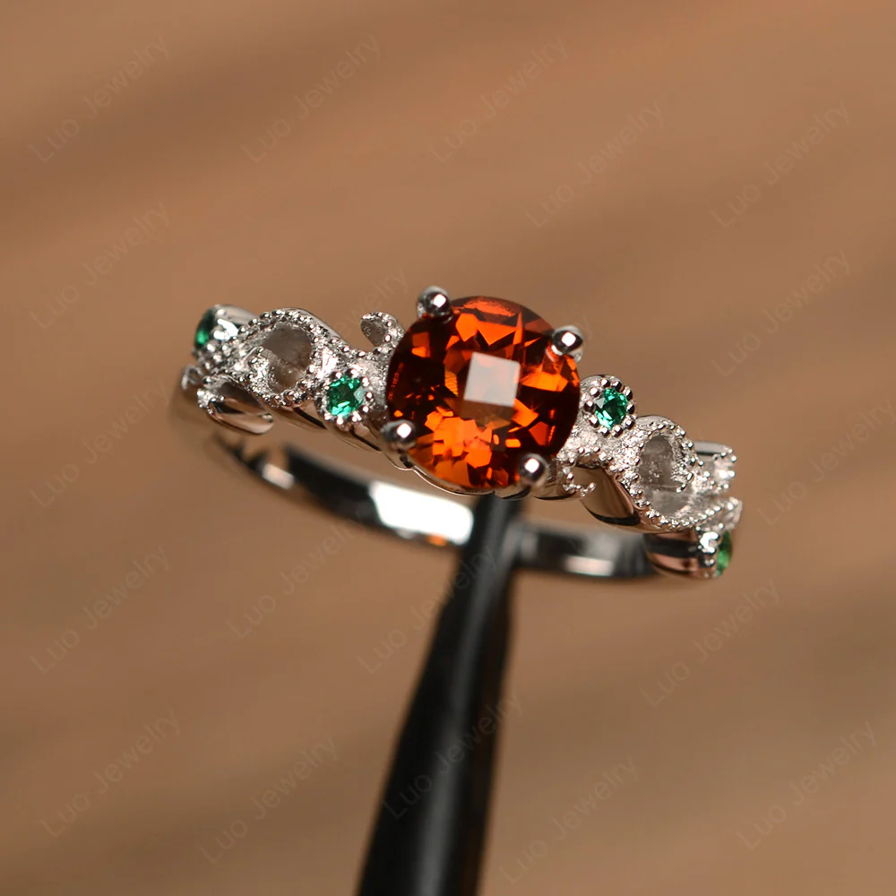 Dark Citrine Ring