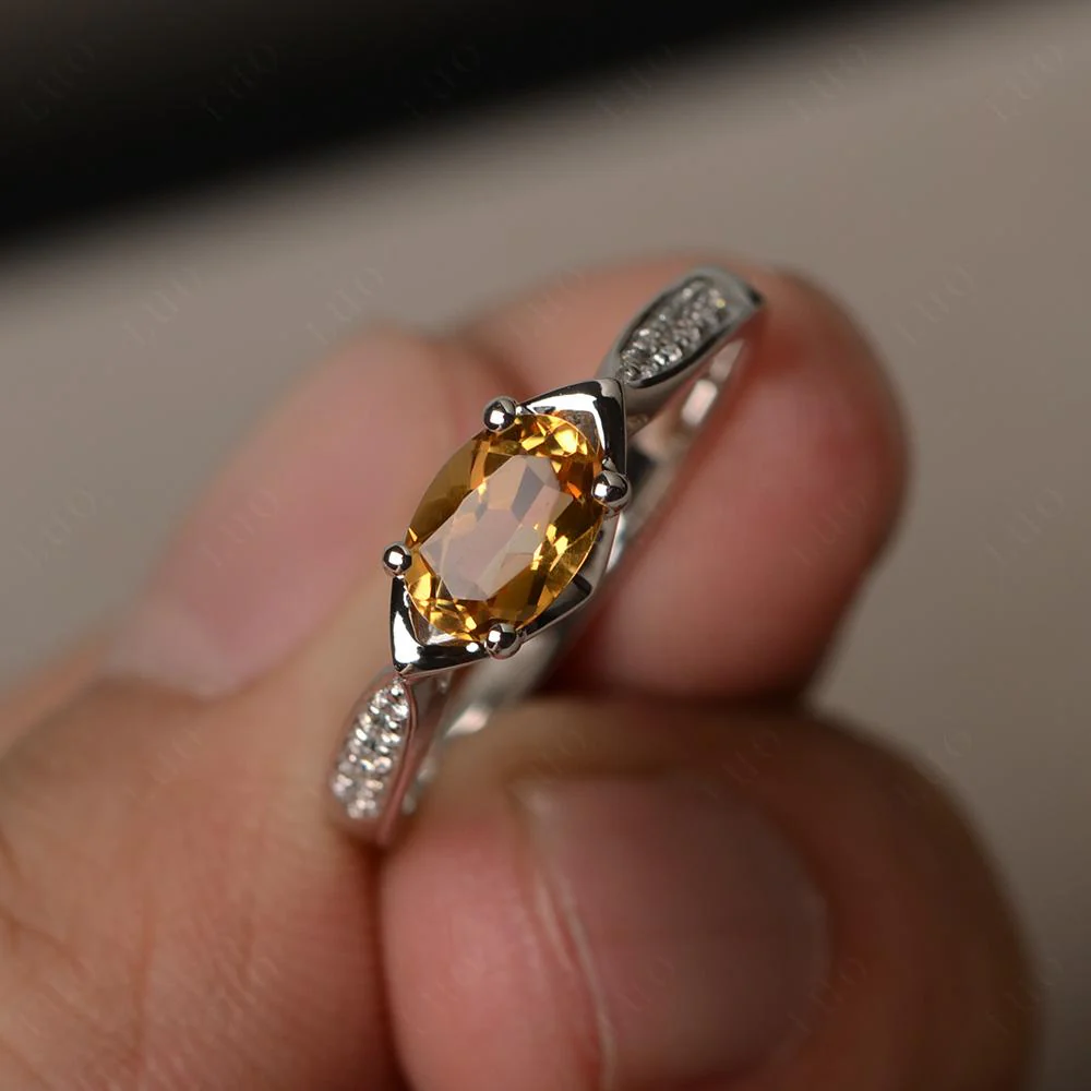 Citrine Petite Ring - Image 10