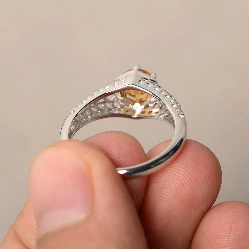 Citrine Openwork Ring - Image 2