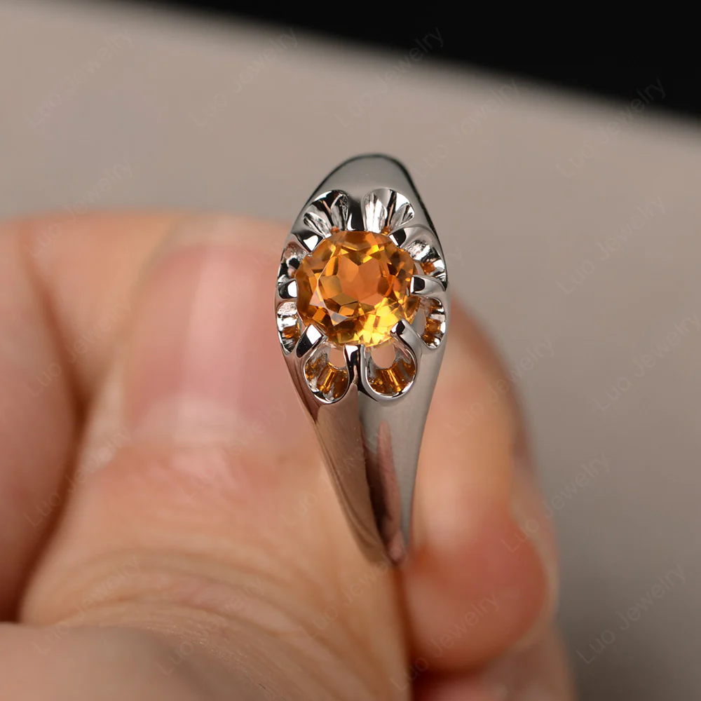 Citrine Statement Ring - Image 3