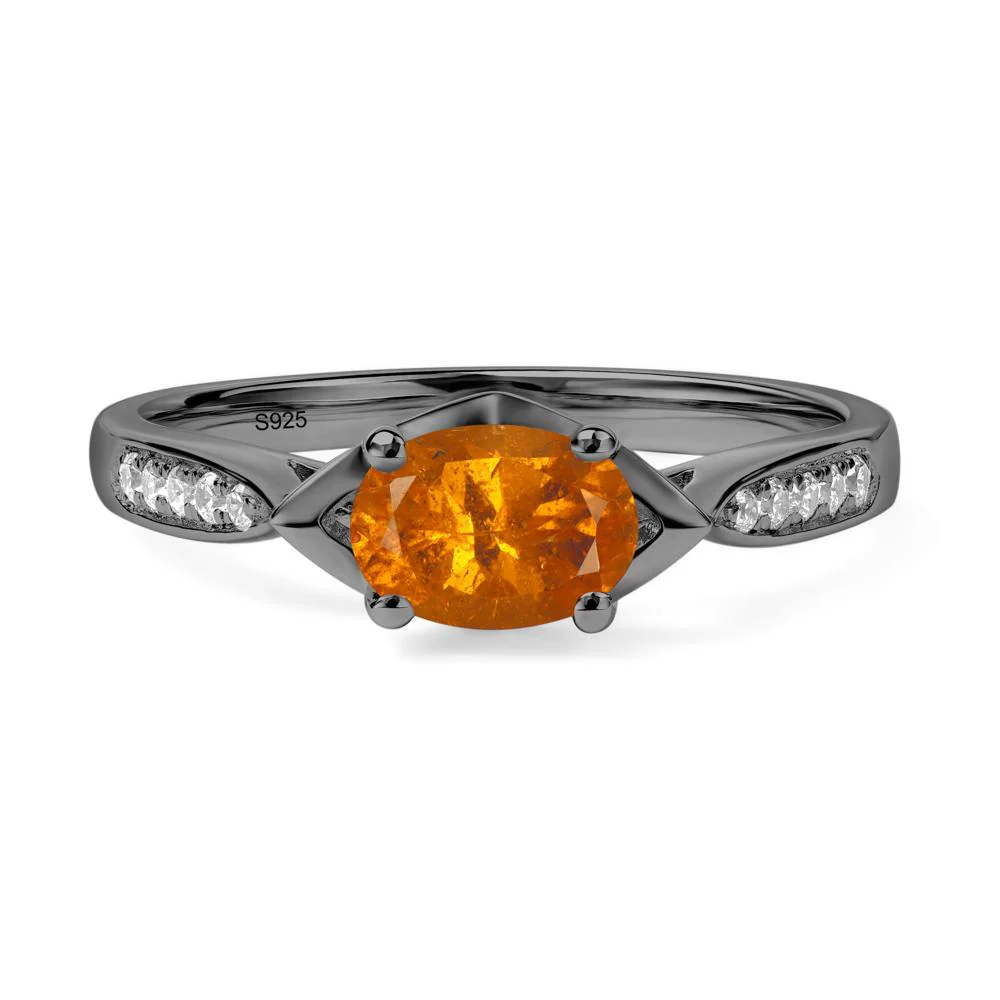 Petite Oval Horizontal Fender Ring