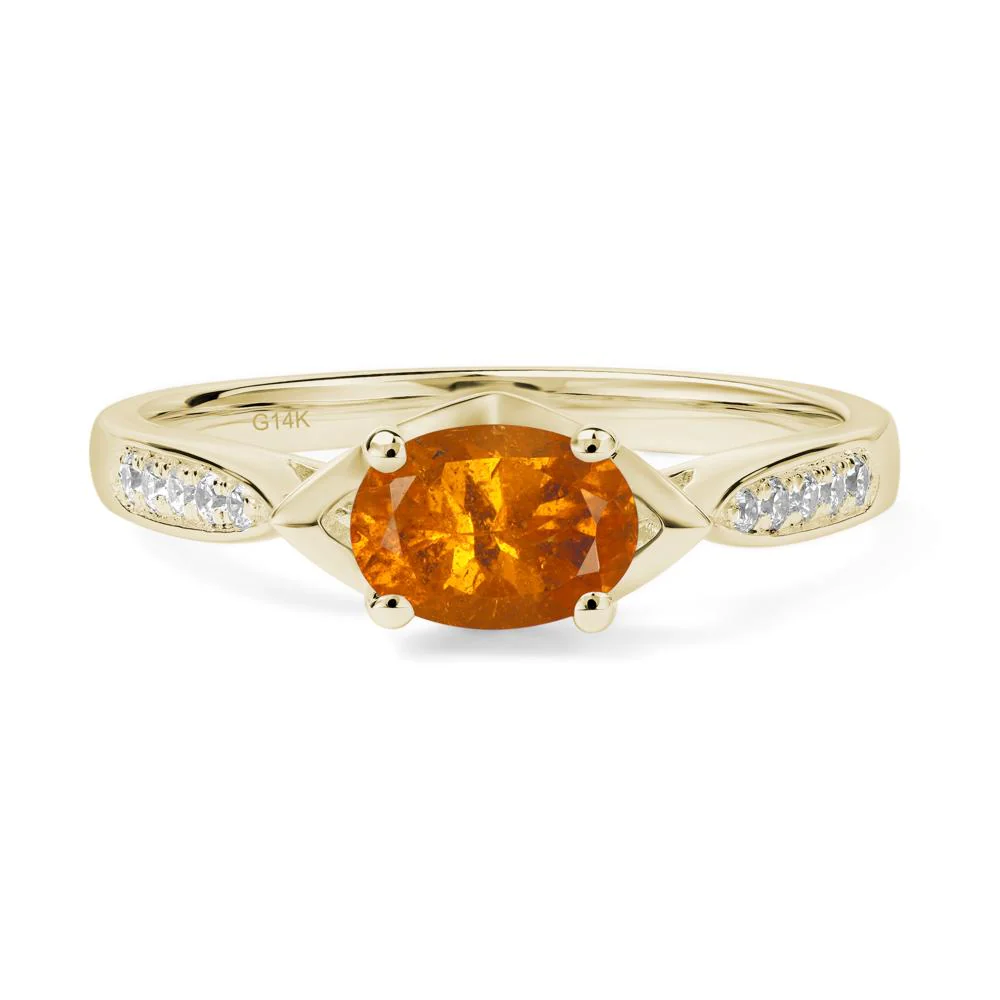 Petite Oval Horizontal Fender Ring - Image 4