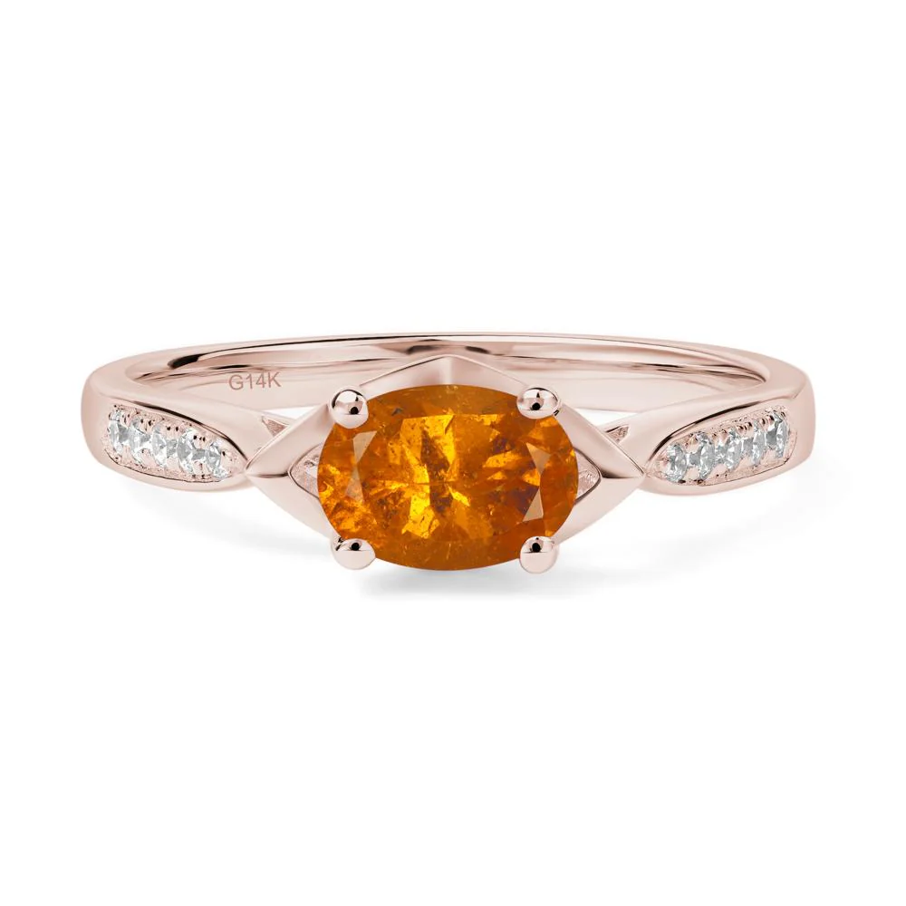 Petite Oval Horizontal Fender Ring - Image 5