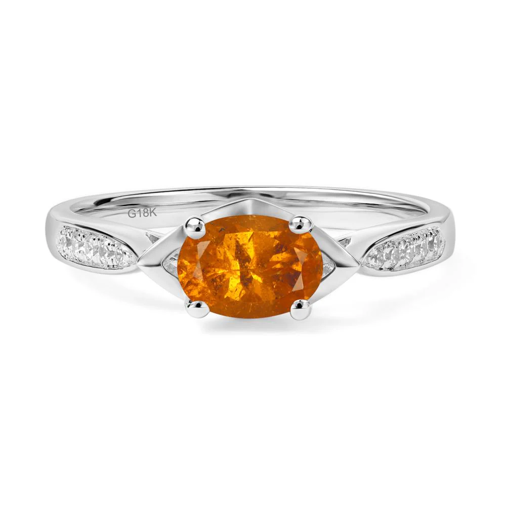 Petite Oval Horizontal Fender Ring - Image 7