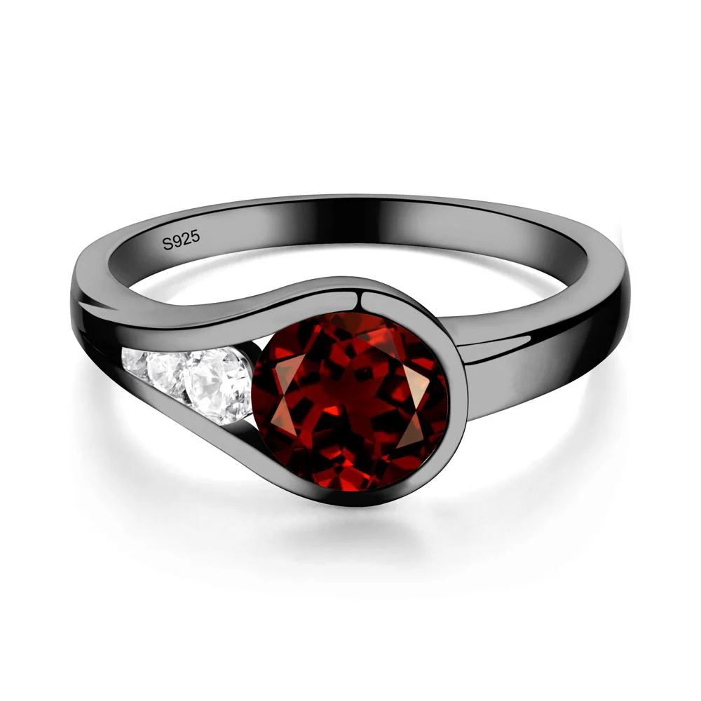 Garnet Rupert's Drop Ring - Image 6