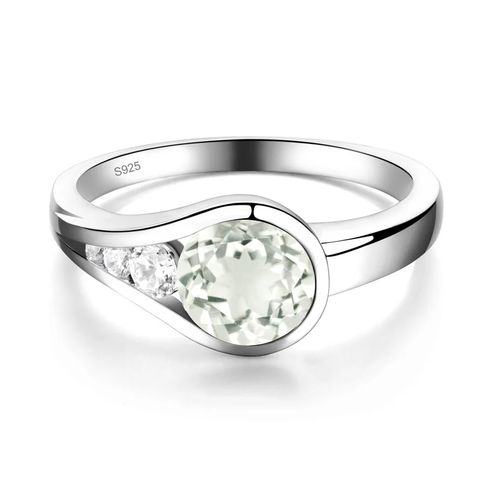 Prince Rupert's Drop Green Amethyst Ring - Image 3