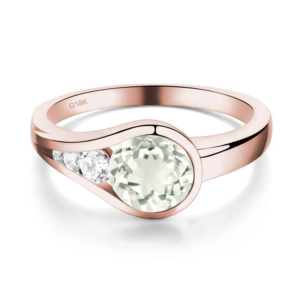 Prince Rupert's Drop Green Amethyst Ring - Image 4