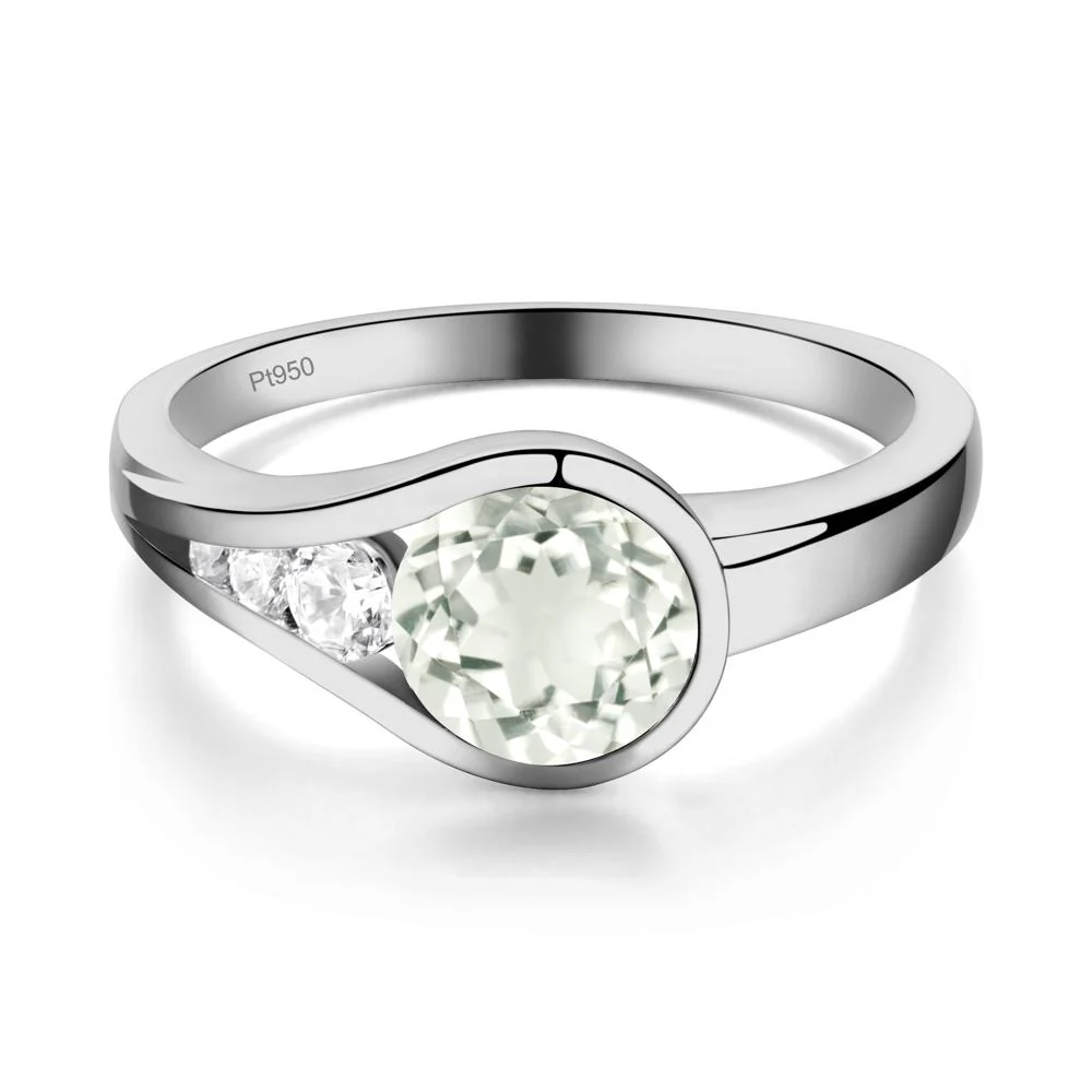 Prince Rupert's Drop Green Amethyst Ring - Image 9