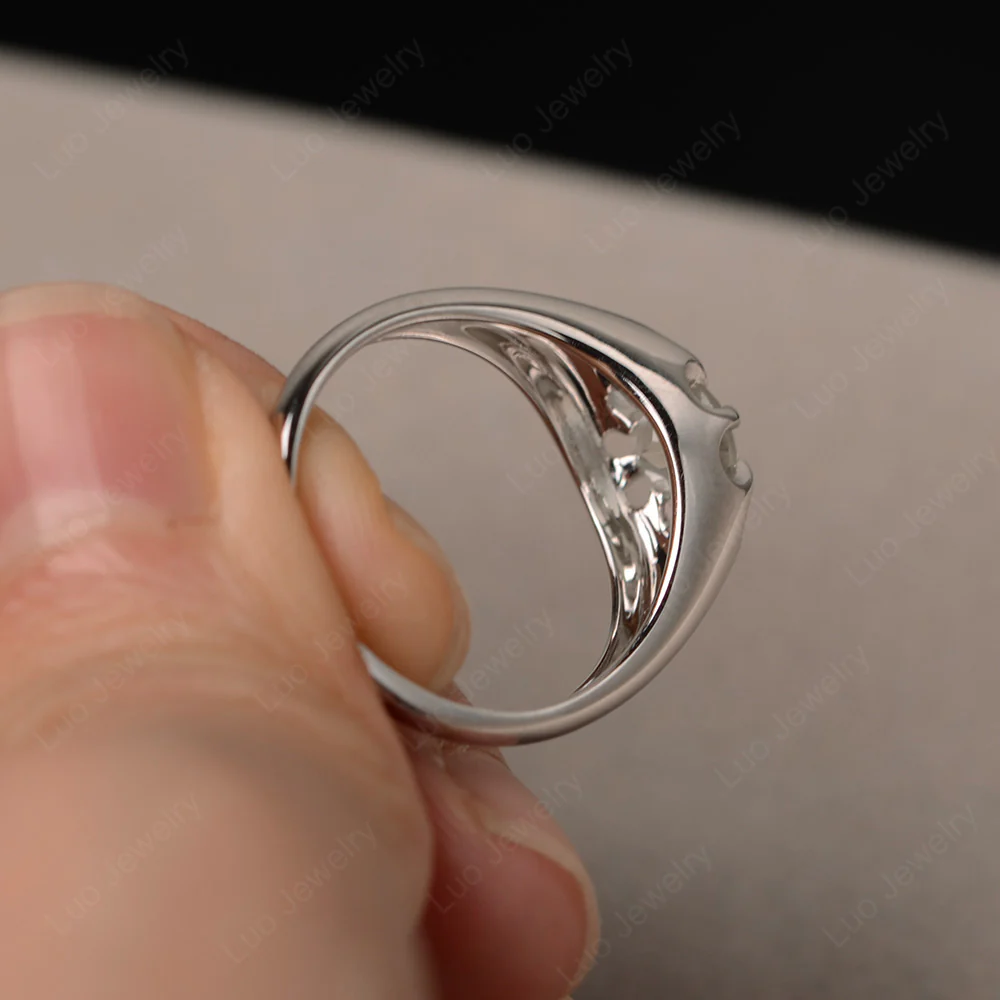 Green Amethyst Statement Ring - Image 4