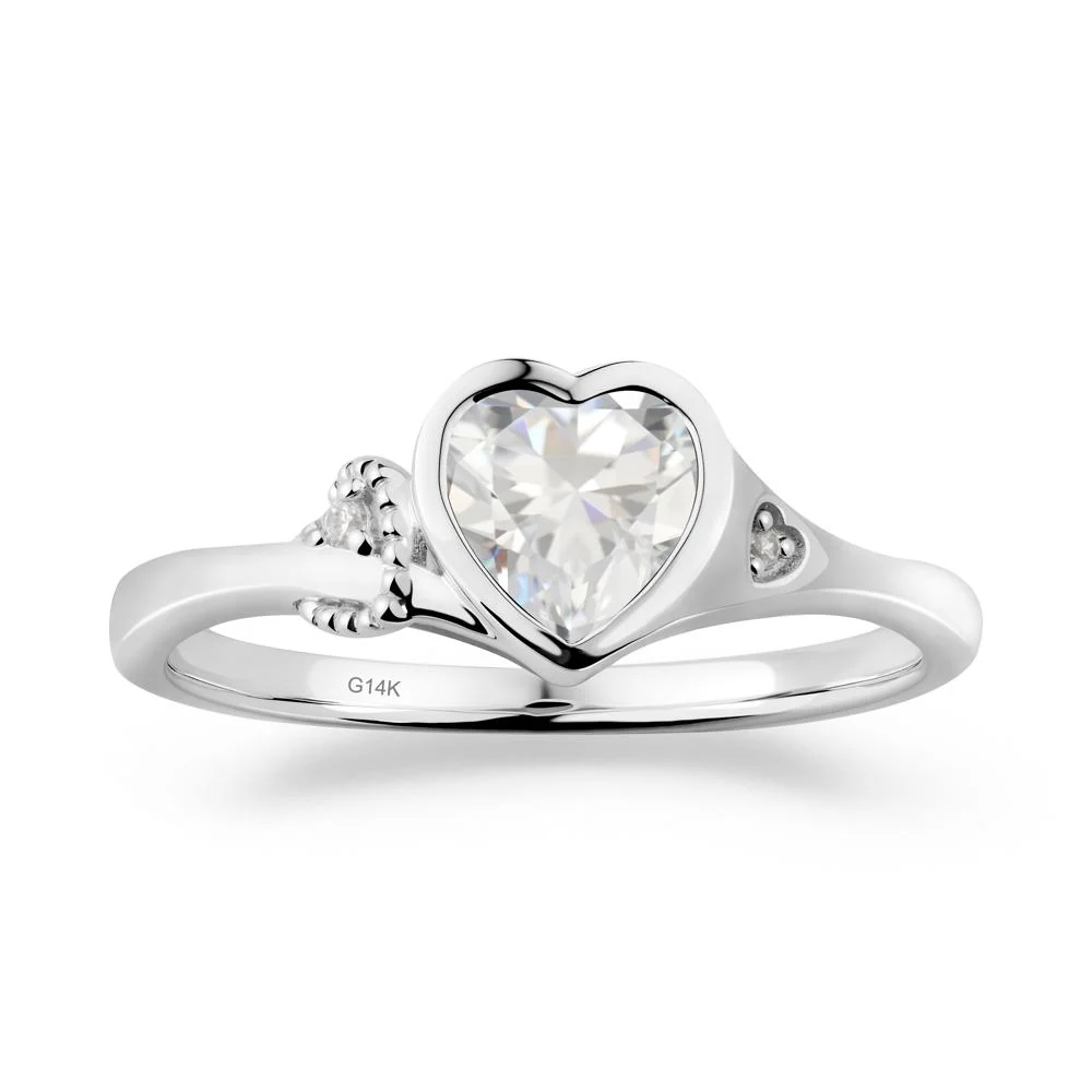 Vintage Heart Cubic Zirconia Knot Ring - Image 7