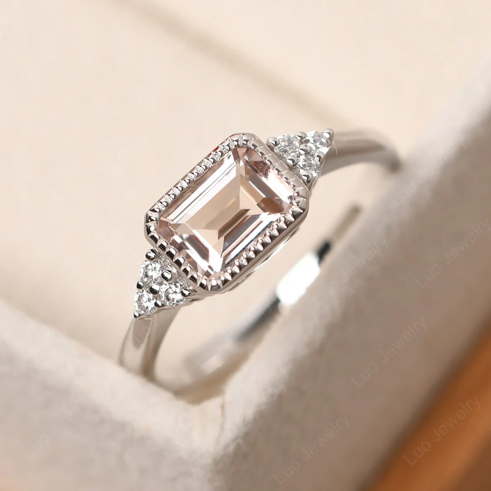 Morganite Classic Engagement Ring
