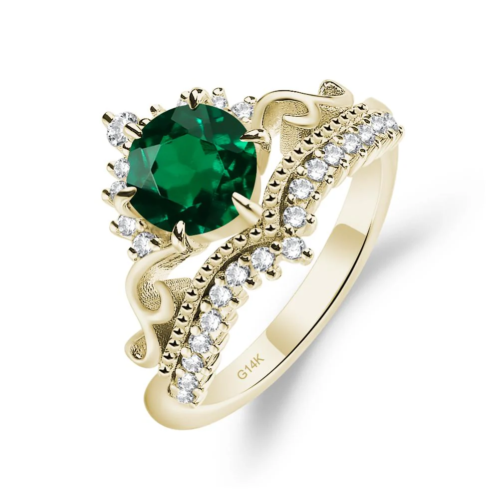 Emerald Tiara Promise Ring - Image 4