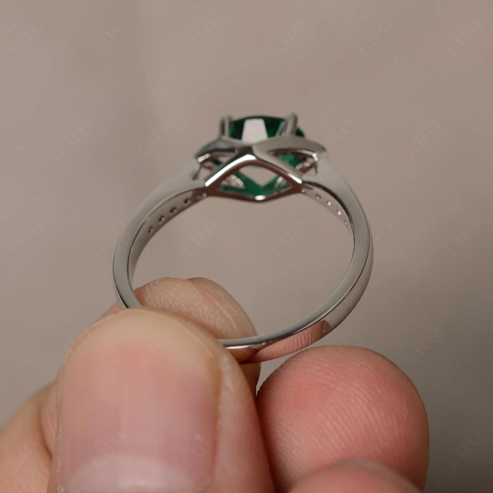 Emerald Petite Ring - Image 12