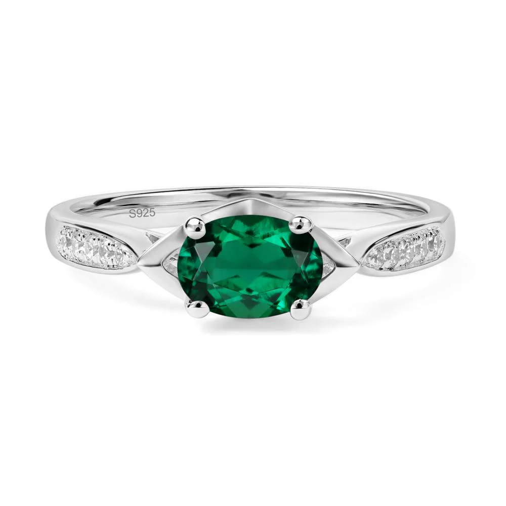 Emerald Petite Ring - Image 2