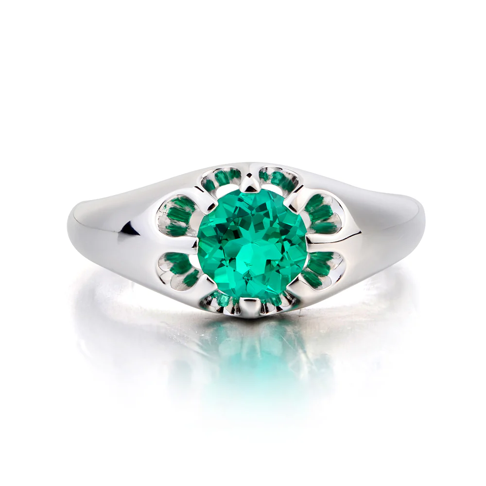 Emerald Statement Ring