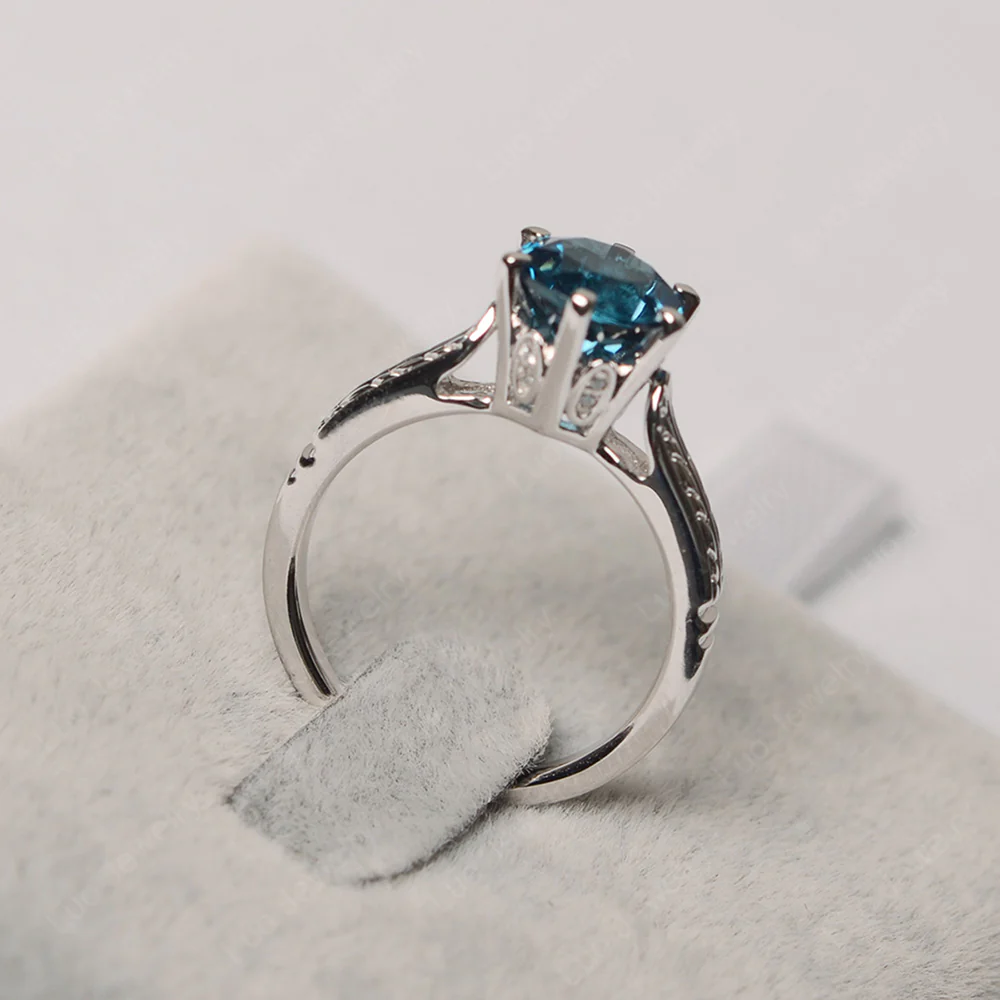 London Blue Topaz Wheat Ring - Image 2