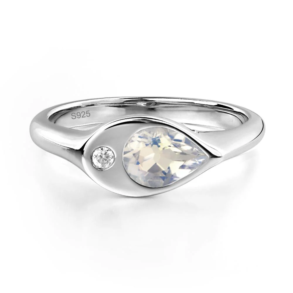 Moonstone Pinky Ring for Women