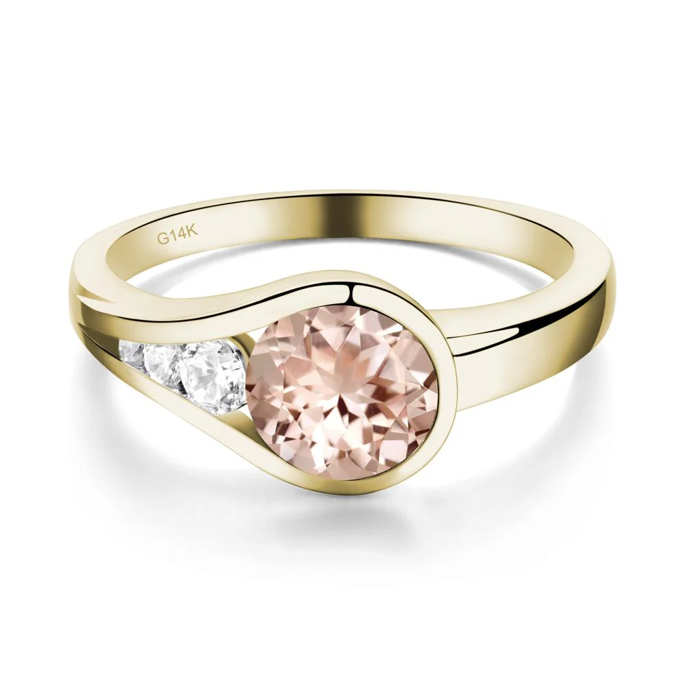 Morganite Rupert's Drop Ring - Image 5