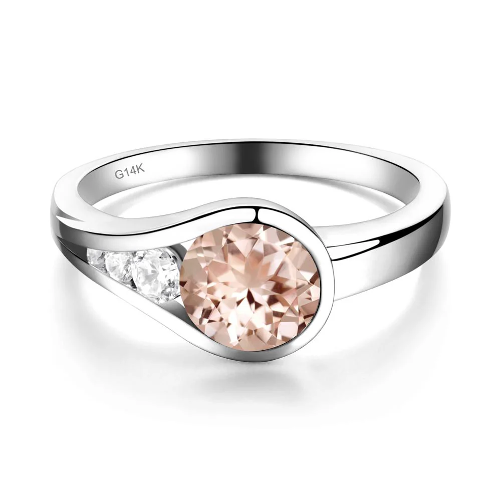 Morganite Rupert's Drop Ring - Image 8