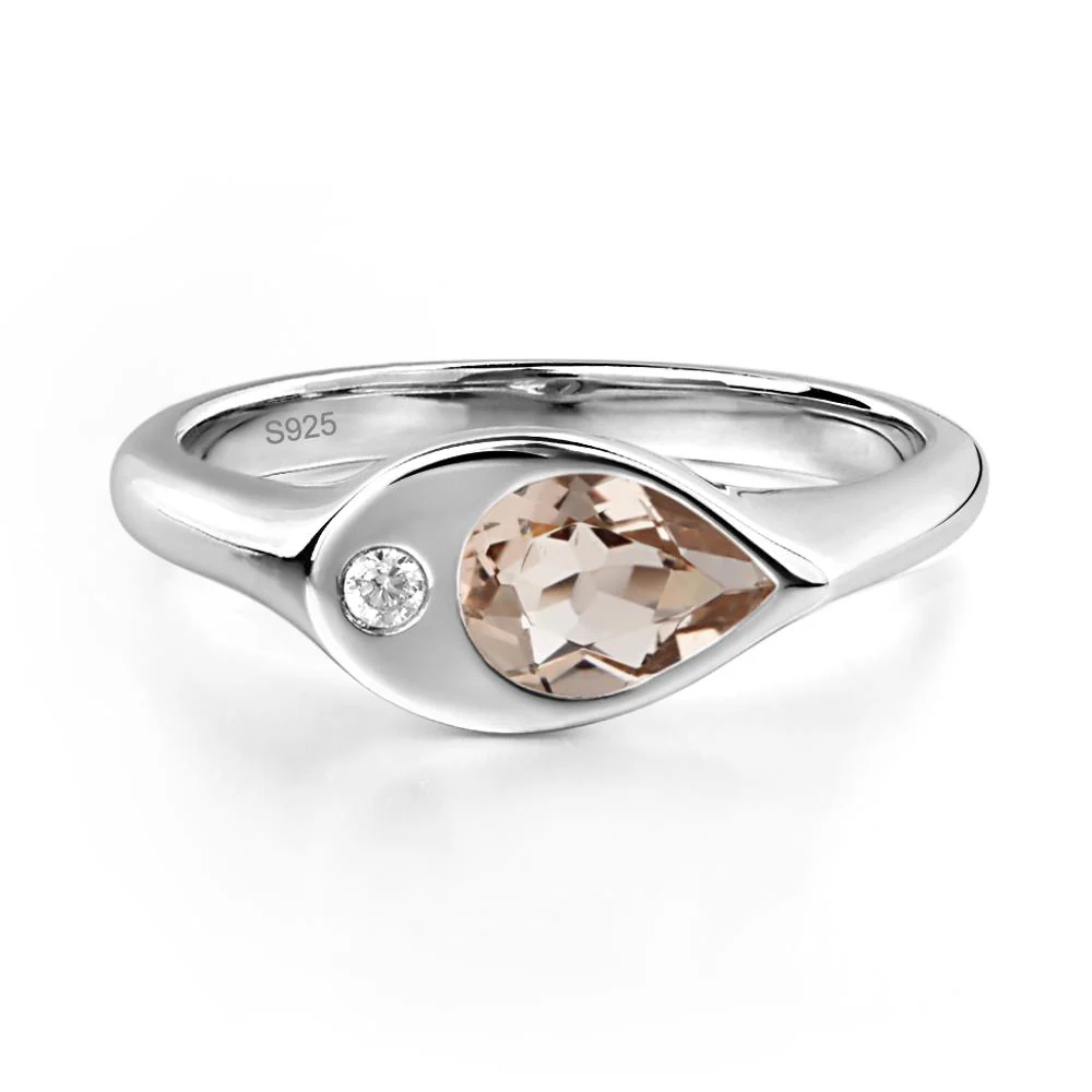 Morganite Unique Engagement Ring
