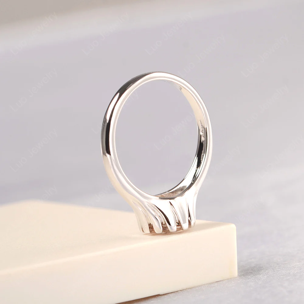 Morganite Claw Prong Ring - Image 4