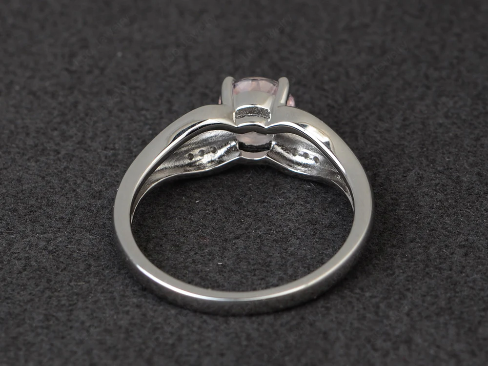 Morganite Antique Engagement Ring - Image 3