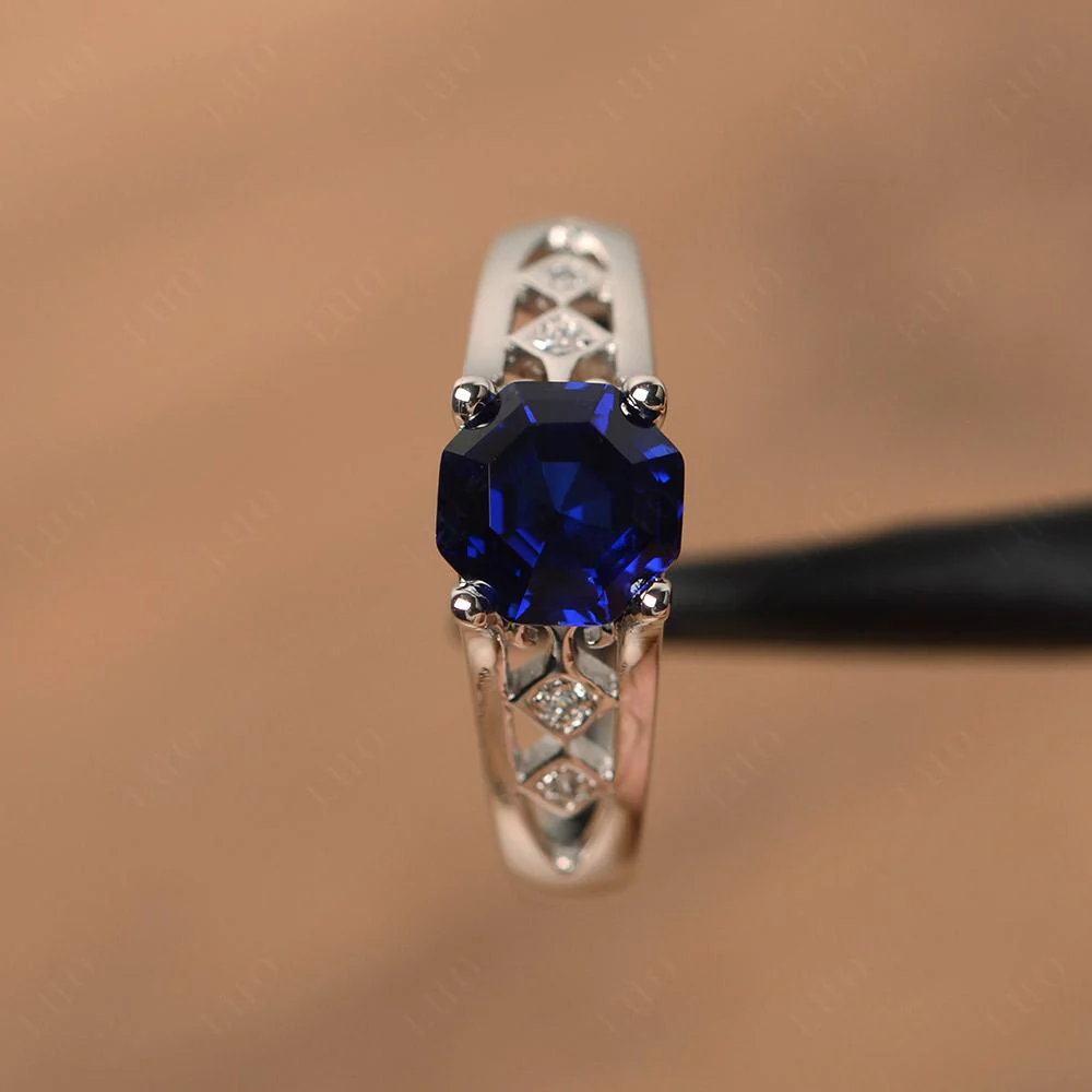 Vintage Sapphire Ring - Image 11