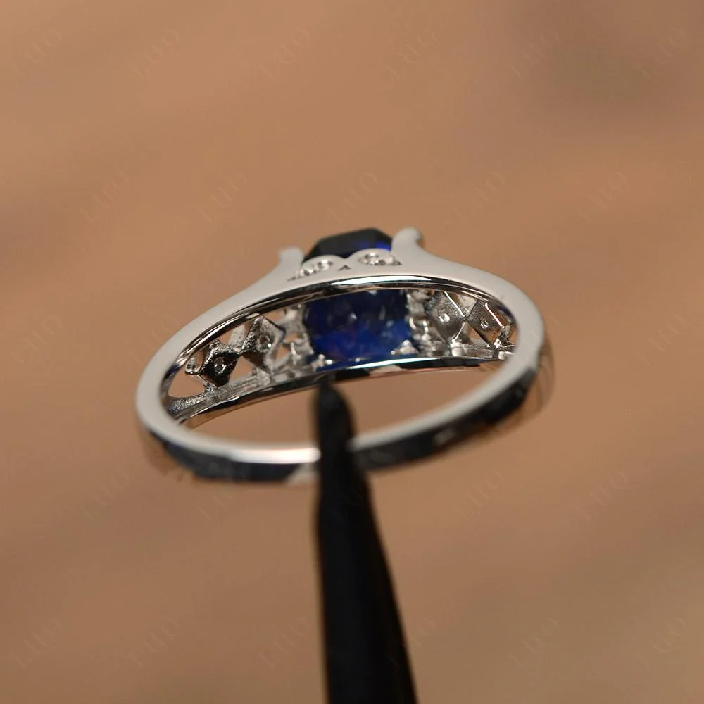 Vintage Sapphire Ring - Image 12