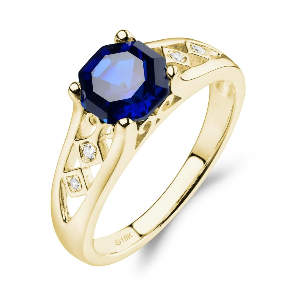 Vintage Sapphire Ring - Image 8