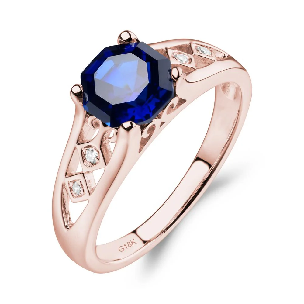Vintage Sapphire Ring - Image 9