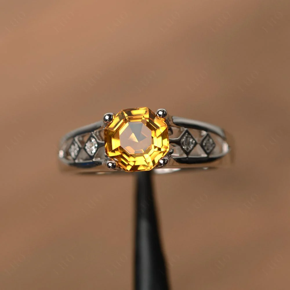 Vintage Citrine Ring - Image 10