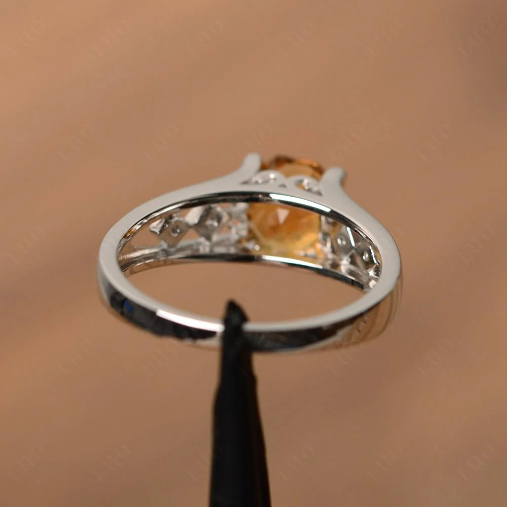 Vintage Citrine Ring - Image 12