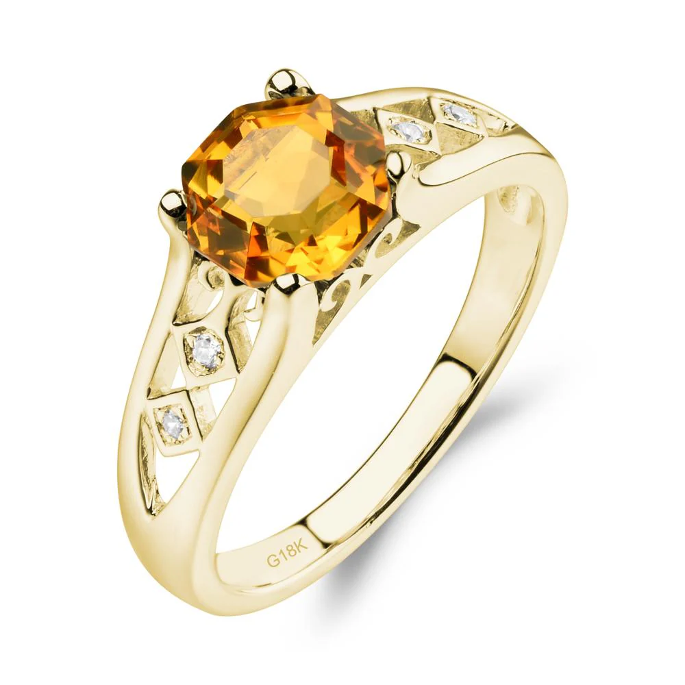 Vintage Citrine Ring - Image 8