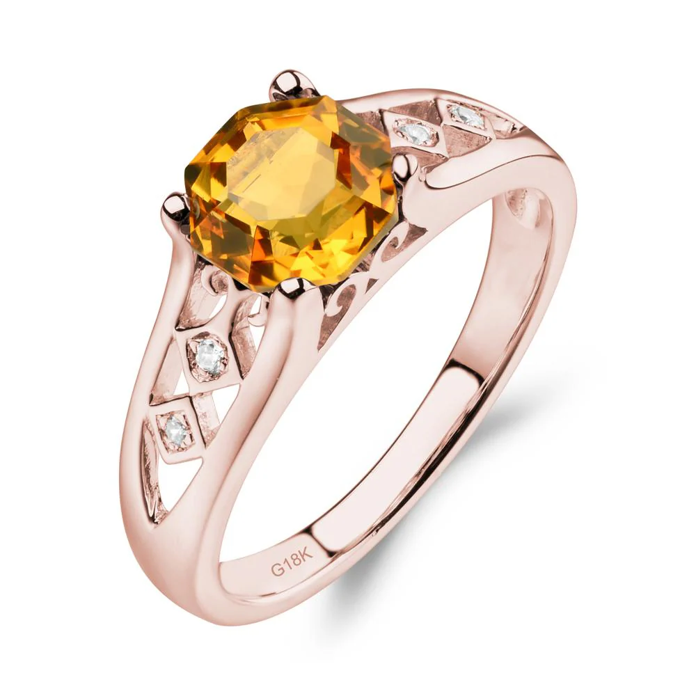 Vintage Citrine Ring - Image 9