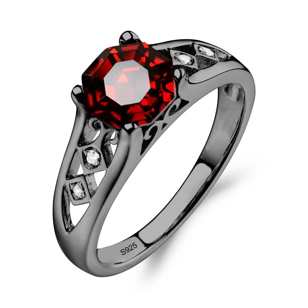 Vintage Garnet Ring - Image 3