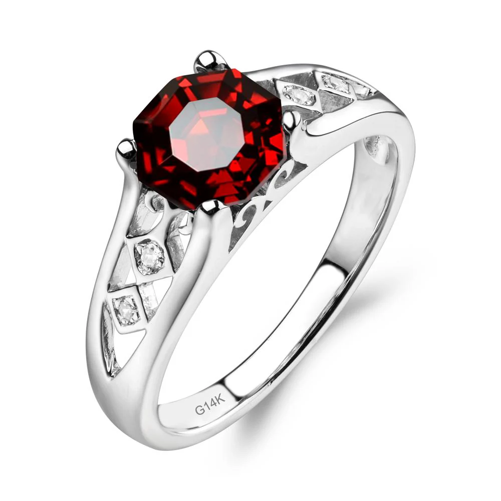 Vintage Garnet Ring - Image 4