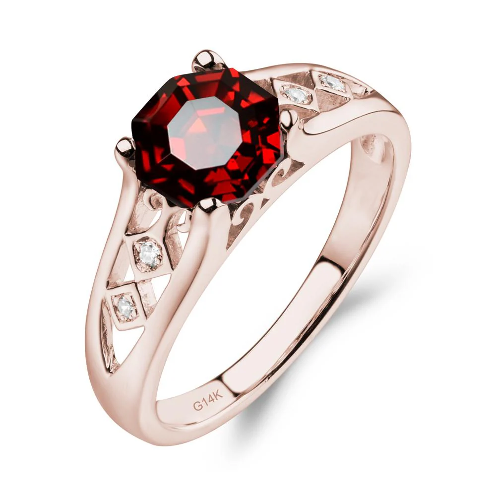 Vintage Garnet Ring - Image 5