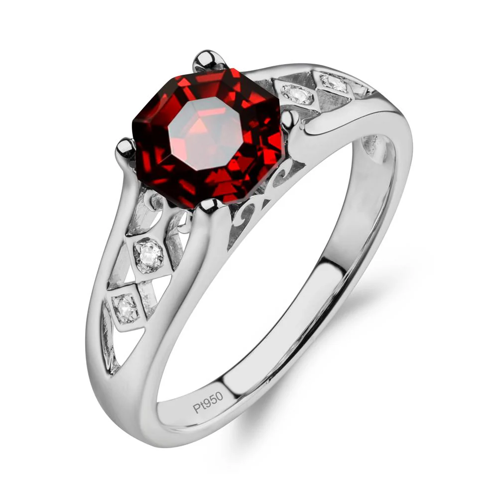 Vintage Garnet Ring - Image 6