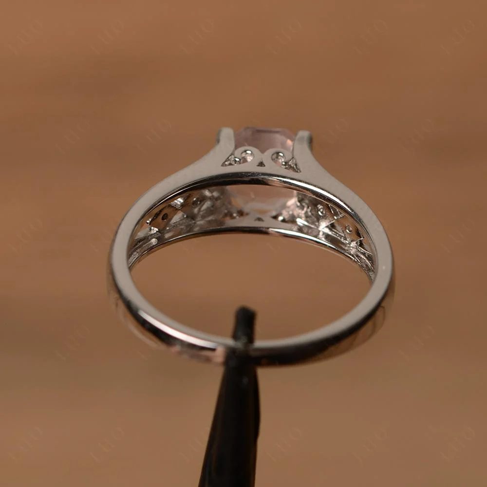 Vintage Rose Quartz Ring - Image 12