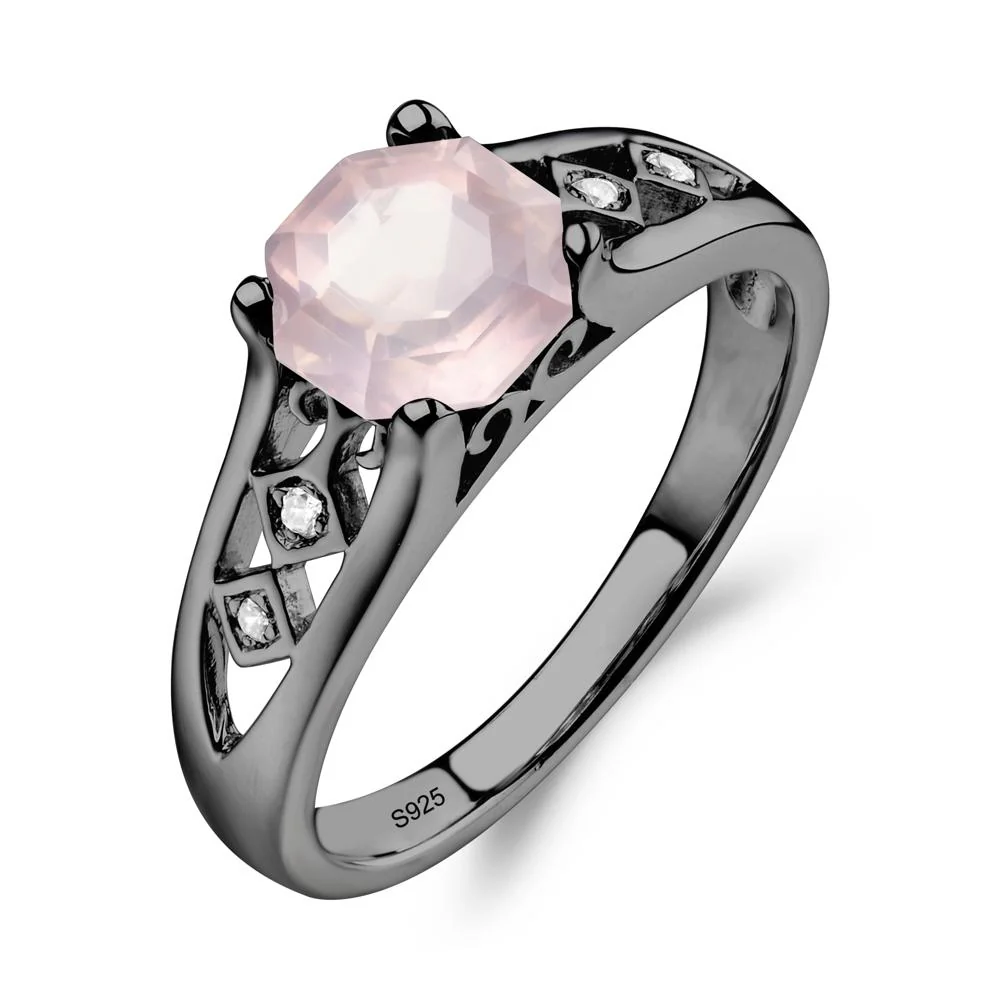 Vintage Rose Quartz Ring - Image 3