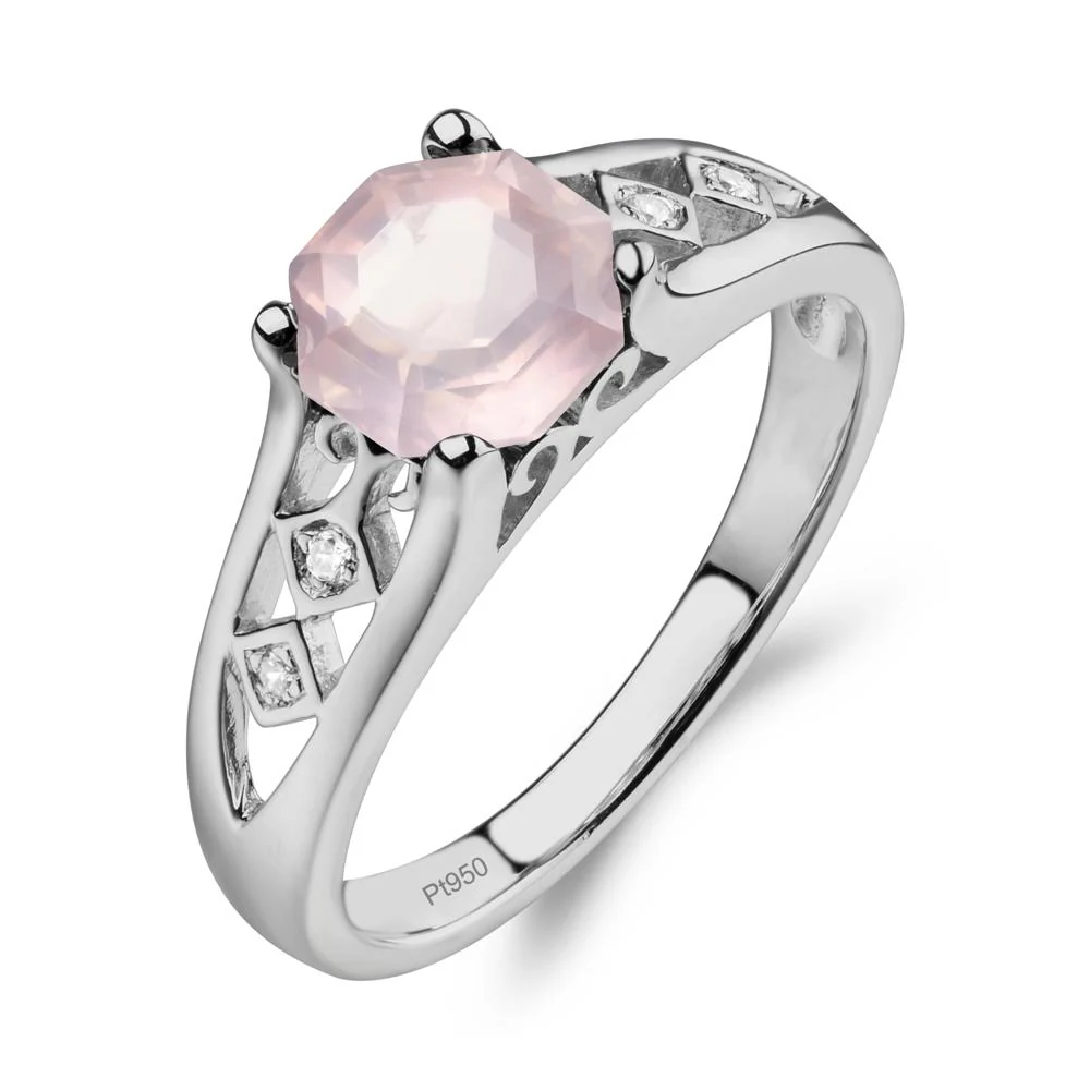 Vintage Rose Quartz Ring - Image 6