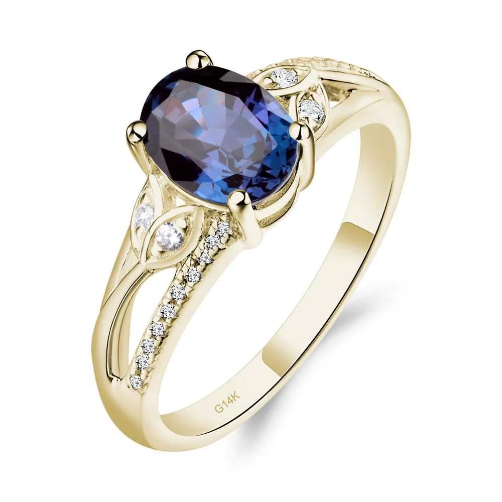 Oval Cut Alexandrite Ring - Image 4