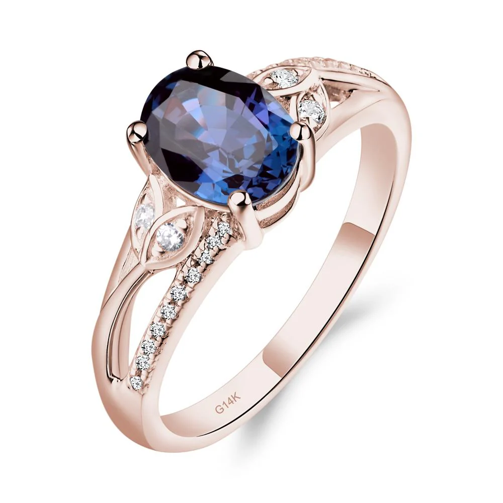 Oval Cut Alexandrite Ring - Image 5