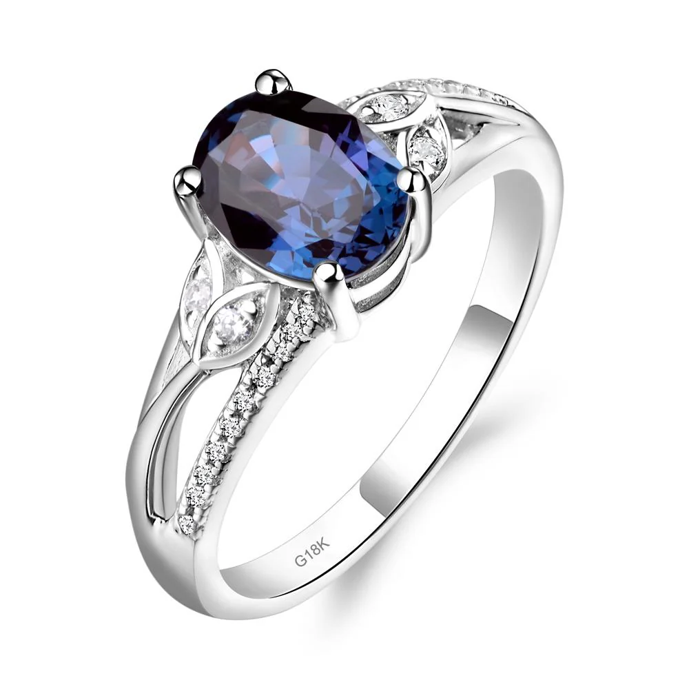 Oval Cut Alexandrite Ring - Image 6