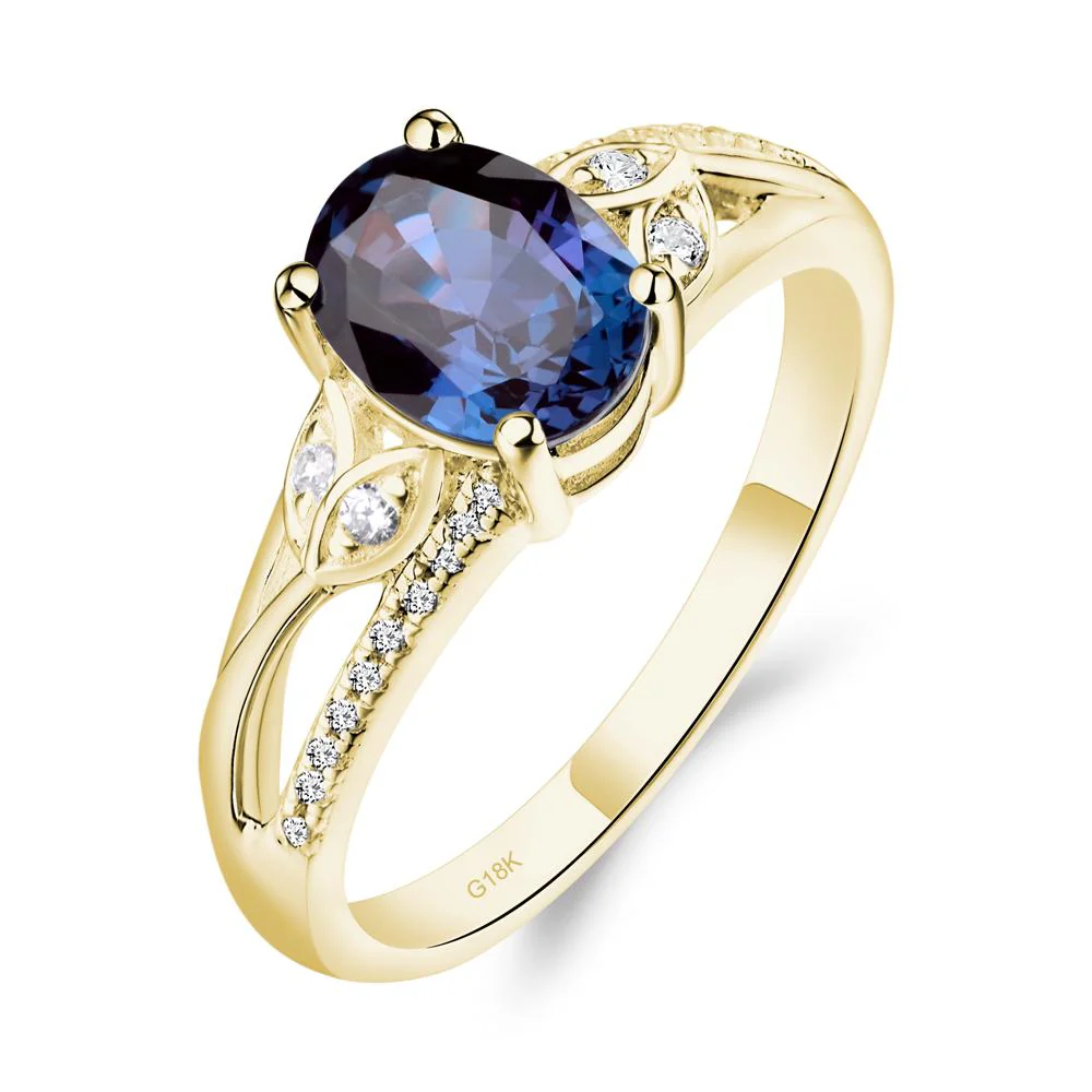Oval Cut Alexandrite Ring - Image 7