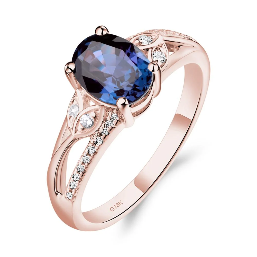 Oval Cut Alexandrite Ring - Image 8
