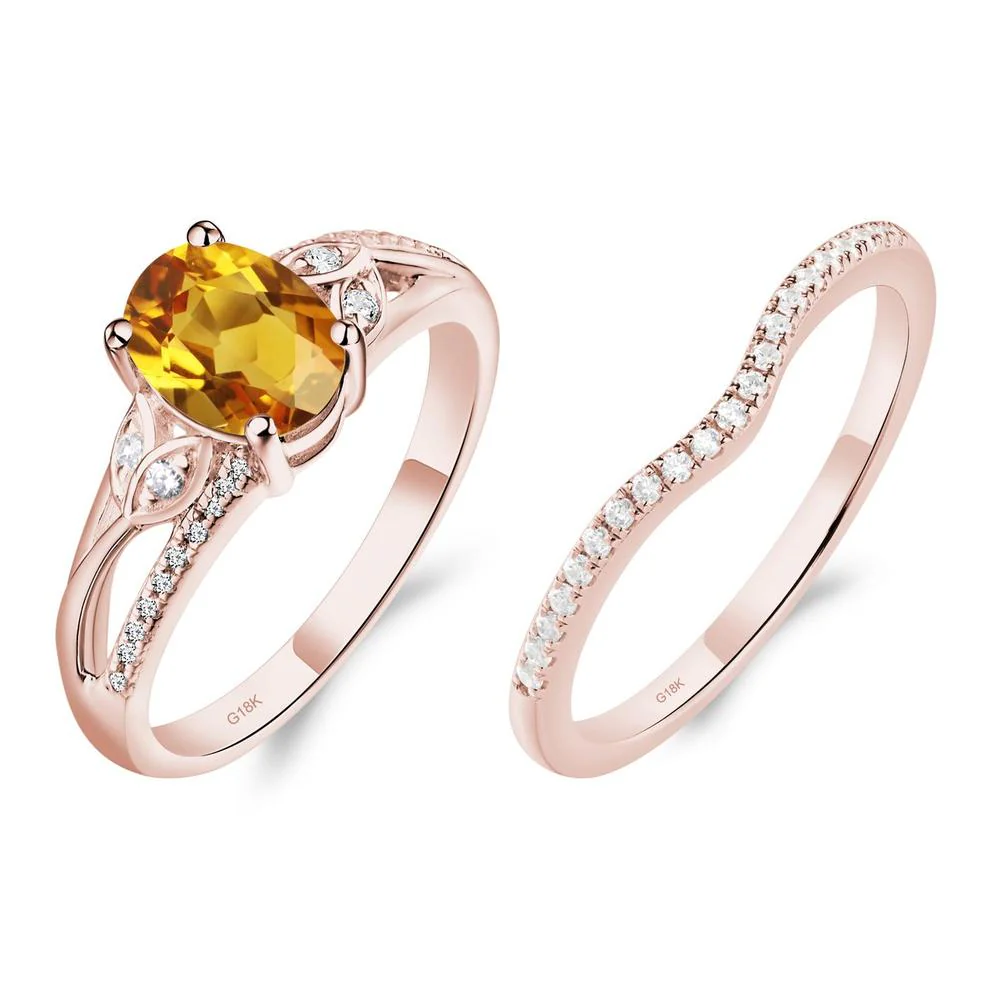 Oval Cut Citrine Ring - Image 17