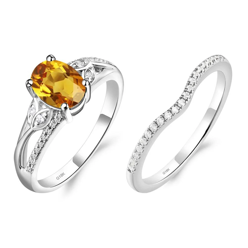Oval Cut Citrine Ring - Image 19
